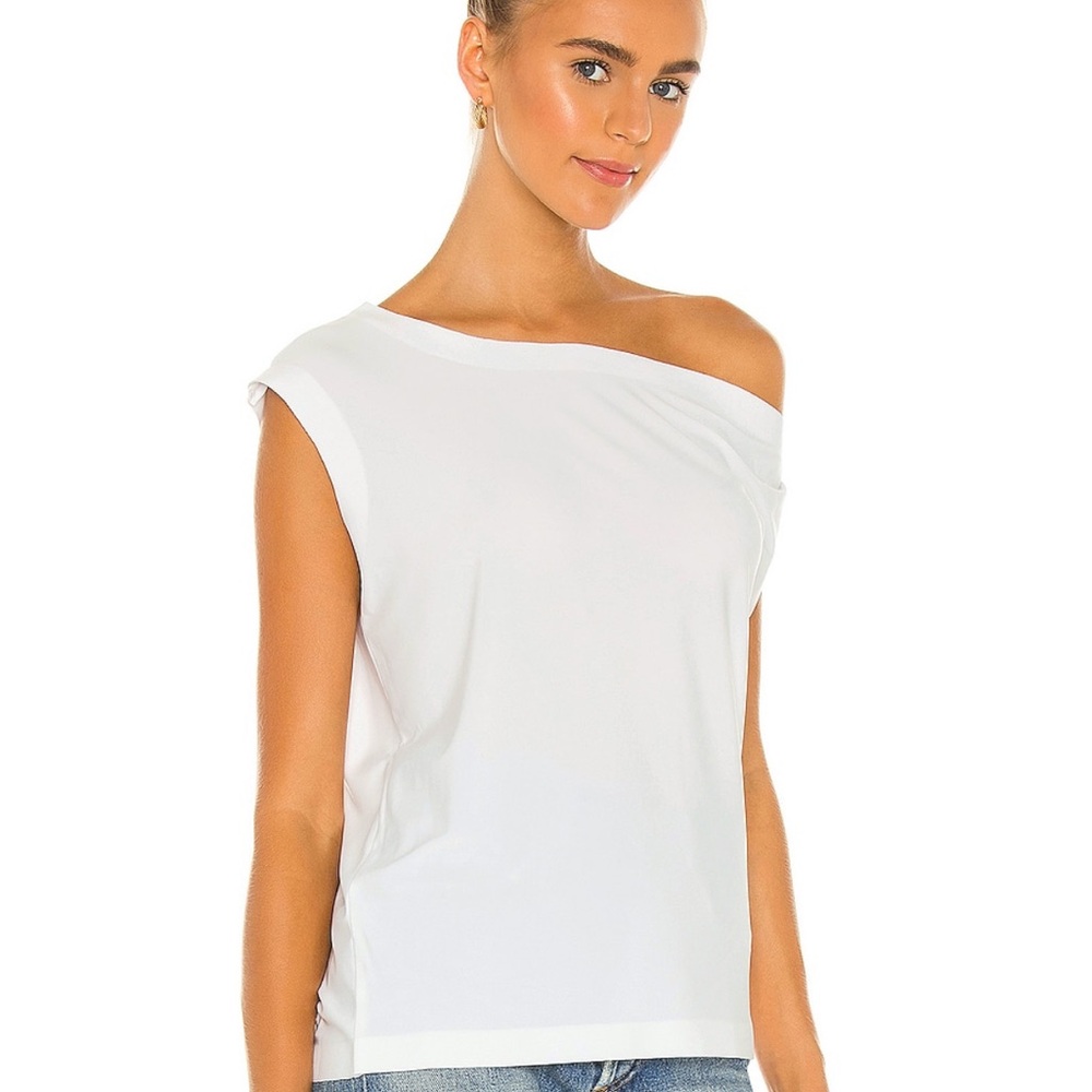 BRAND NEW White One-Shoulder Top